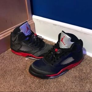 Air Jordan 5 Retro Satin Bred (2018) Black/Red Men